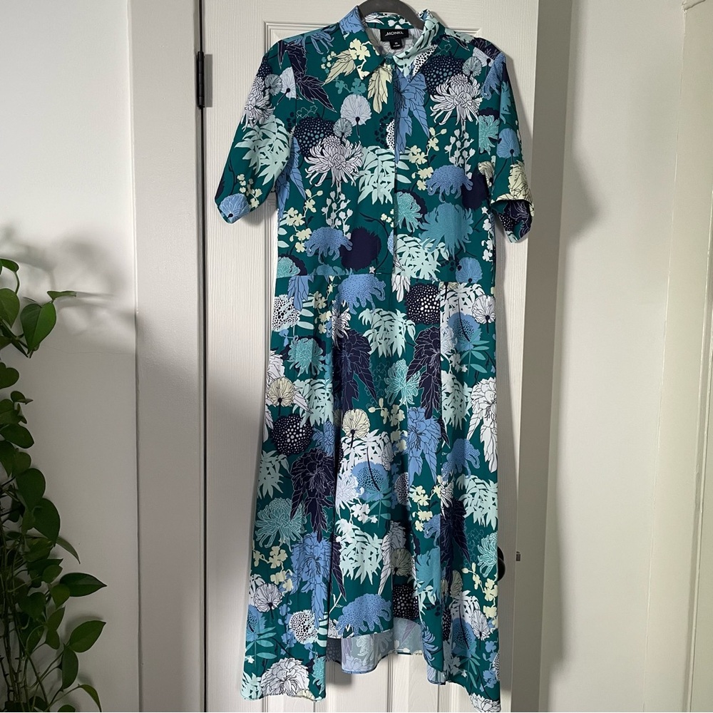 Monki Floral Midi Dress
